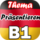Ein Thema präsentieren B1 biểu tượng