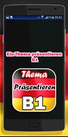 Ein Thema präsentieren B1 poster