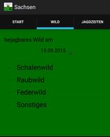 Jagdzeiten Sachsen imagem de tela 1