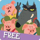 The Three Little Pigs FREE আইকন