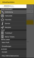 MittelrheinBahn Info & Ticket โปสเตอร์