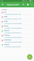 EgiGeoZone Geofence Bluetooth capture d'écran 1