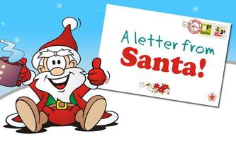 Letter from Santa - Christmas poster