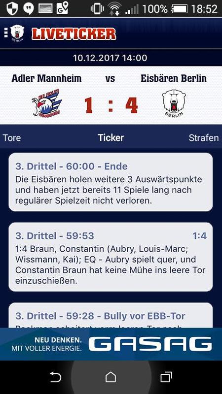 eisbären berlin app eisbären berlin app