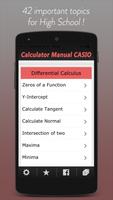 Manual for CASIO Calculator Affiche