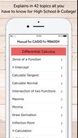 CASIO fx9860 Calculator Manual screenshot 1