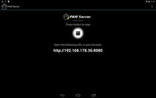 PAW Server capture d'écran 2