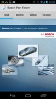 Bosch NA Vehicle Part Finder poster