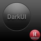 Dark UI for KLWP icône