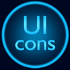 UIcons blue - Icon Pack APK
