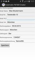 Automatic PDF Bill Creator screenshot 1