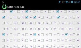 برنامه‌نما Lotto Keno App عکس از صفحه