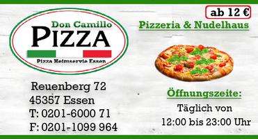 Pizza Don Camillo ,Ihr Pizza Heimservice in Essen-poster