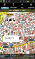 Stadtplan Köln Kalk Affiche