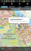 Stadtplan Köln-Rodenkirchen Plakat