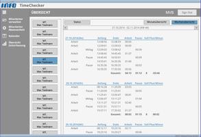 TimeChecker capture d'écran 3