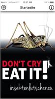 Insekten Kochbuch poster