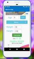 BMI for Kids تصوير الشاشة 2