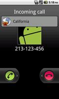 City, Country, Caller ID Screenshot 2