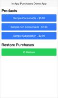 In App Purchase Test Affiche