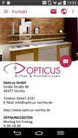 Opticus Brillen&Kontaktlinsen ポスター