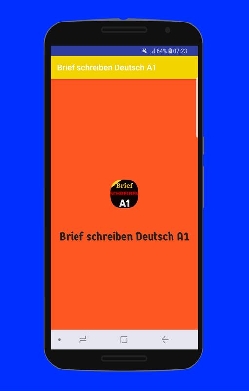 Brief Schreiben Deutsch A1 для андроид скачать Apk
