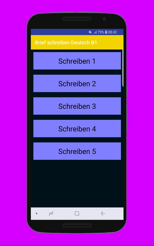 Brief Schreiben Deutsch B1 для андроид скачать Apk