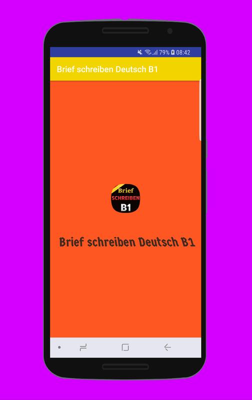 Brief Schreiben Deutsch B1 для андроид скачать Apk