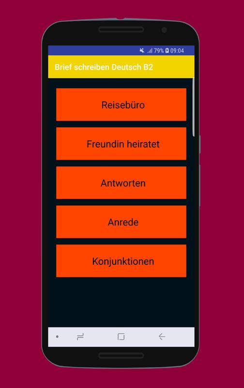 Brief Schreiben Deutsch B2 For Android Apk Download