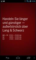 LANG & SCHWARZ TradeCenter poster