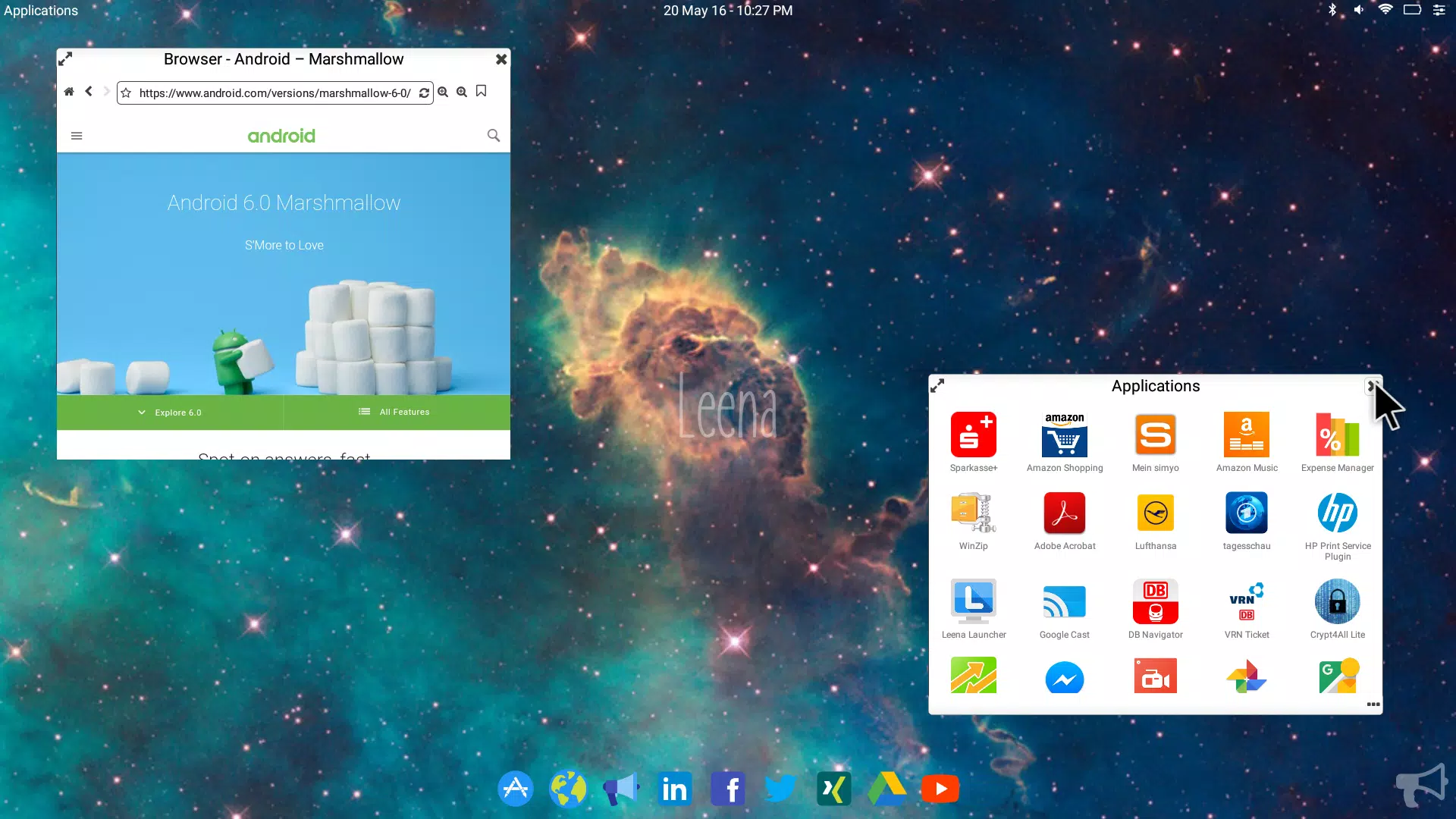 Leena Desktop UI (Multiwindow) APK للاندرويد تنزيل