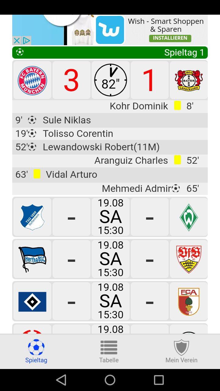 Quickliga Fussball Bundesliga Live Ticker App For Android Apk