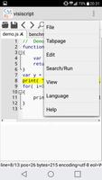 1 Schermata VisiScript Text Editor