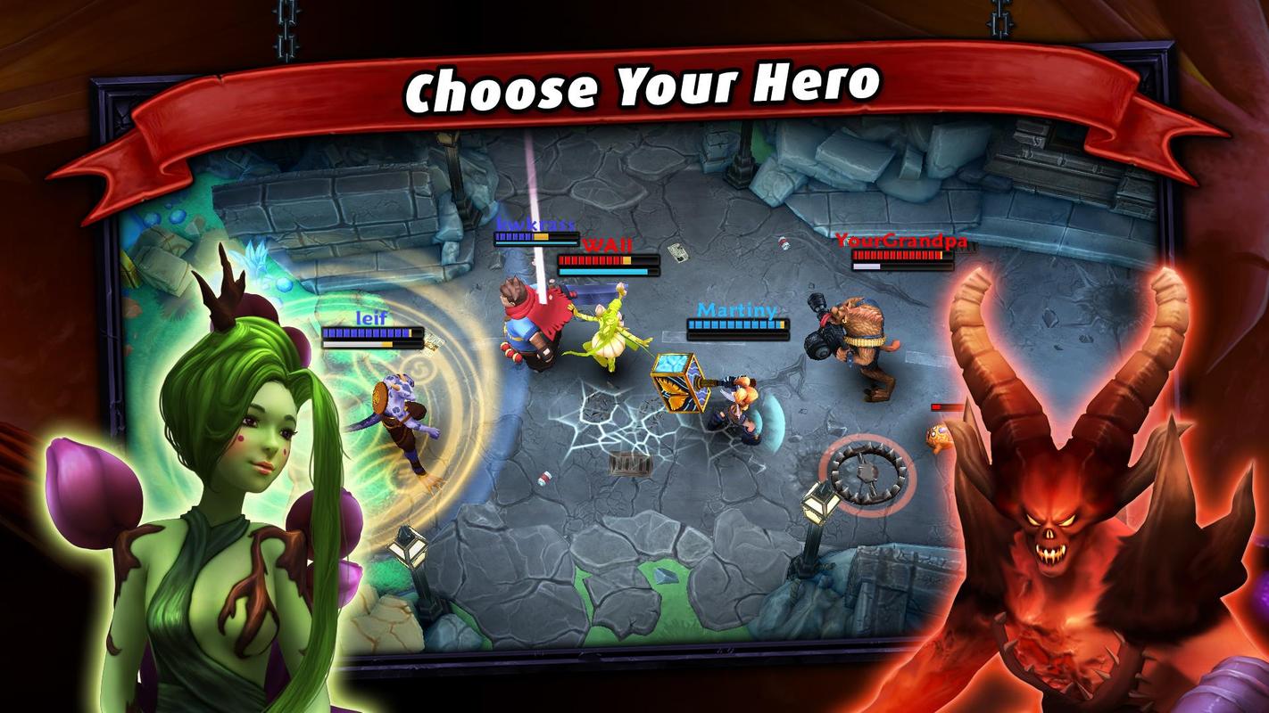 Heroes of SoulCraft - MOBA for Android - APK Download