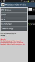 Mobile-Lagekarte Tracker poster