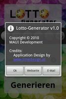 LottoGenerator capture d'écran 1