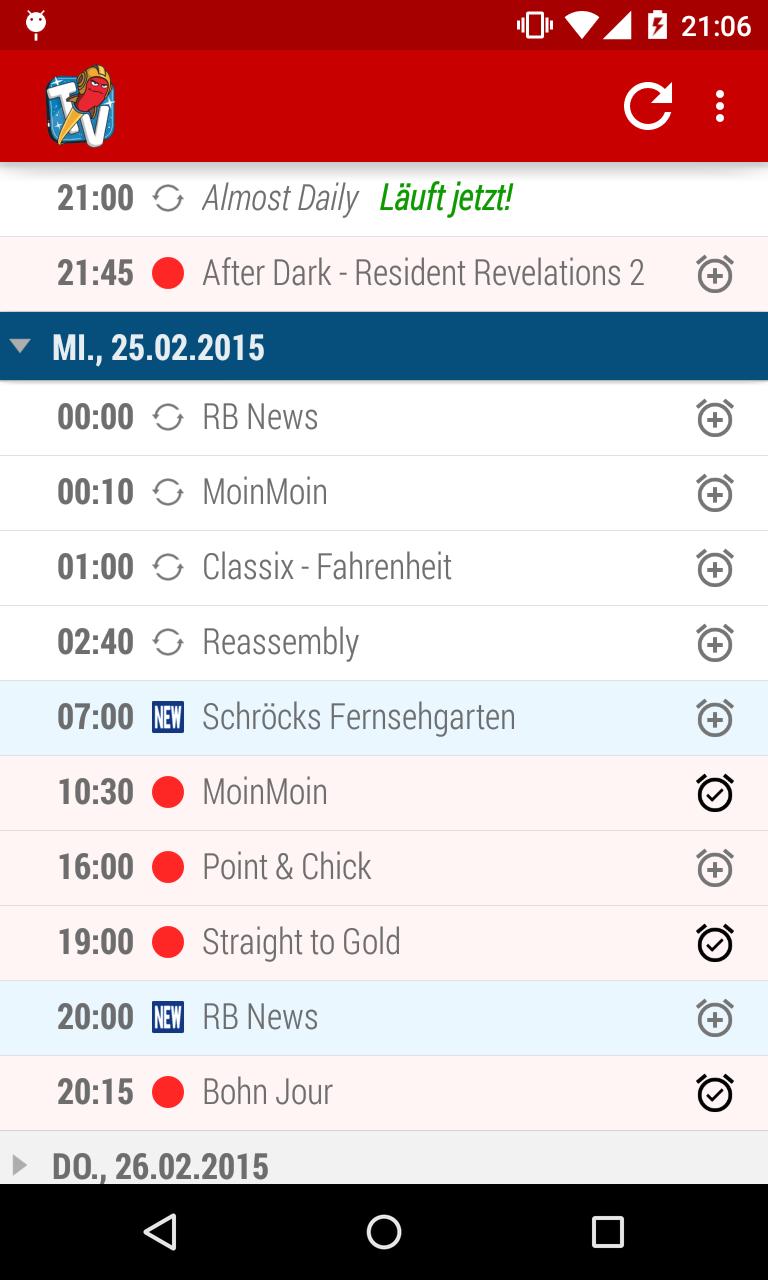 Rb Tv Sendeplan Rb Tv Sendeplan