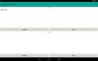 encode decode Binary capture d'écran 2