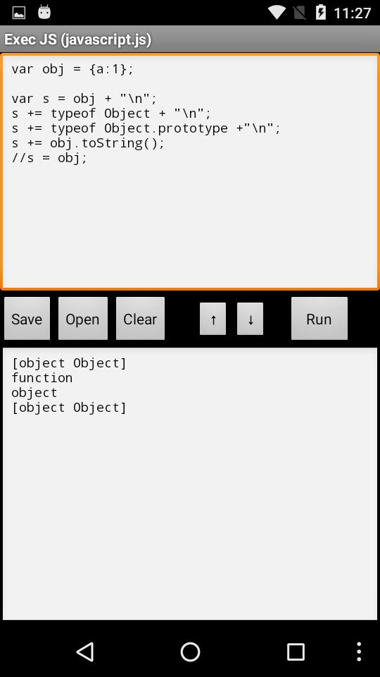 JAVASCRIPT приложение для Android. Exec. Скрипты android