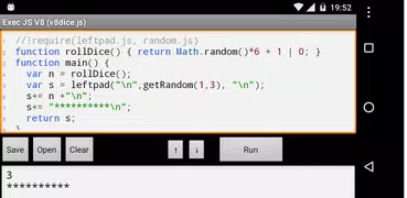 Exec Javascript (ES9)