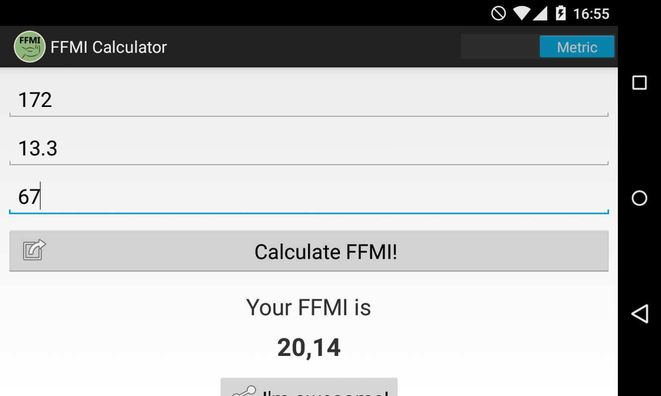 FFMI Calculator for Android - APK Download
