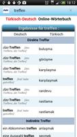 Türkisch Deutsch Wörterbuch capture d'écran 1