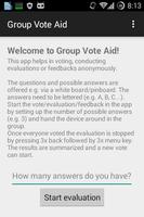 Group Vote Aid poster