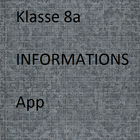 Klasse 8a Informations App ไอคอน