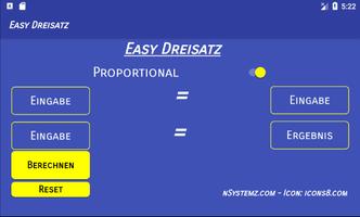 Easy Dreisatz स्क्रीनशॉट 1