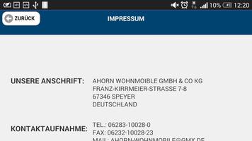Ahorn Wohnmobile GmbH & Co KG capture d'écran 3