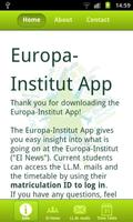 Europa-Institut App โปสเตอร์