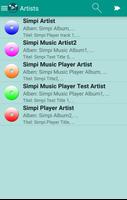 Simpi Music Player capture d'écran 1