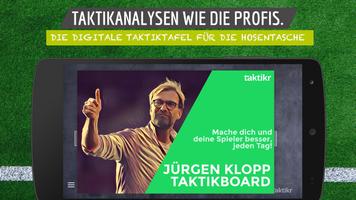 Jürgen Klopp taktikr Board Plakat