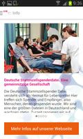 برنامه‌نما Deutsche Stammzellspenderdatei عکس از صفحه